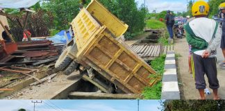 Ngebut Bawa Truk Material, Pengusaha Batako Tabrak Mobil Kabag OPS Polres Bintuni