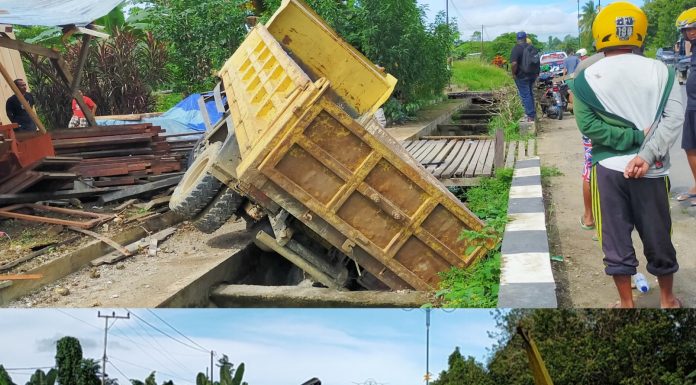 Ngebut Bawa Truk Material, Pengusaha Batako Tabrak Mobil Kabag OPS Polres Bintuni