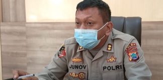 Usut Beras Bansos, Kapolres: Terima Kasih Pak Bupati Petrus Kasihiw Telah Mendukung Kami