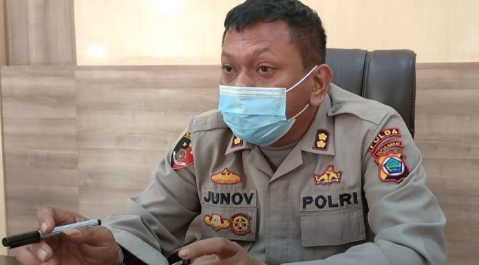 Usut Beras Bansos, Kapolres: Terima Kasih Pak Bupati Petrus Kasihiw Telah Mendukung Kami