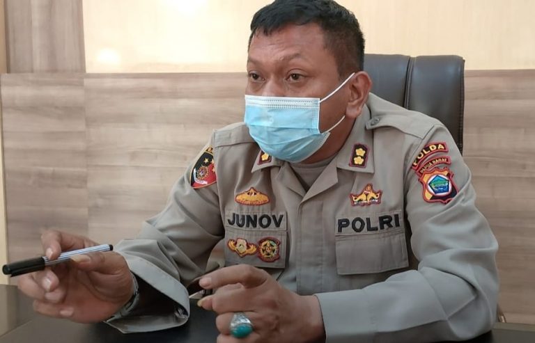 Usut Beras Bansos, Kapolres: Terima Kasih Pak Bupati Petrus Kasihiw Telah Mendukung Kami