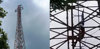 Berkibar di Puncak Tower Telkomsel, Bendera Bintang Kejora Diturunkan Anggota Kodim Manokwari