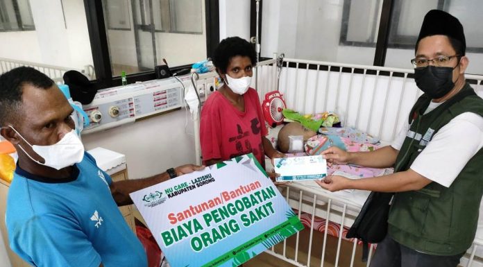 NU Care LazisNU Kabupaten Sorong Santuni Penderita Hidrosefalus