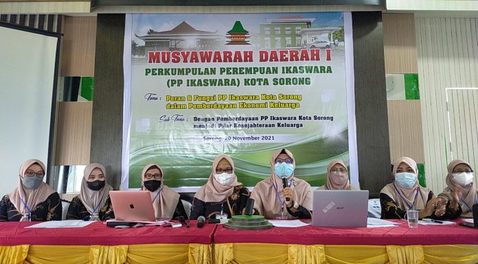 Perkokoh Organisasi, Ikaswara Kota Sorong Bentuk Perkumpulan Perempuan