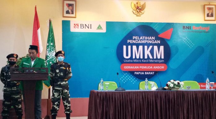 Wujudkan Kemandirian Ekonomi Kader, PP GP Ansor Gelar Pelatihan UMKM bersama Tiga BUMN