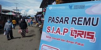 Pasar Remu Kota Sorong Jadi Pilot Project Pembayaran Secara Digital