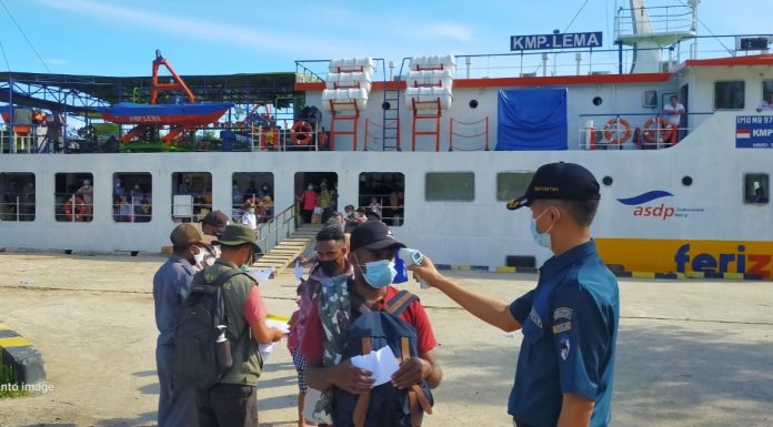 Selama Januari 2022, KM Lema Jalani Docking di Sorong