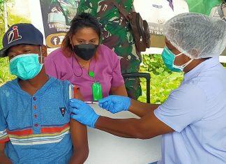 Pelayanan Vaksin Sinopharm Ditunda, Cakupan Vaksinasi Teluk Bintuni Baru Capai 46,5 Persen