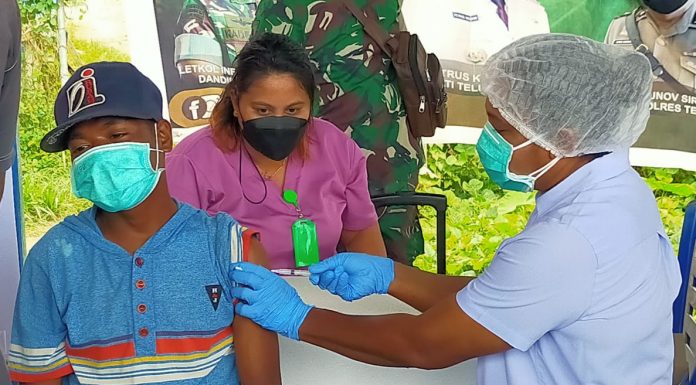 Pelayanan Vaksin Sinopharm Ditunda, Cakupan Vaksinasi Teluk Bintuni Baru Capai 46,5 Persen