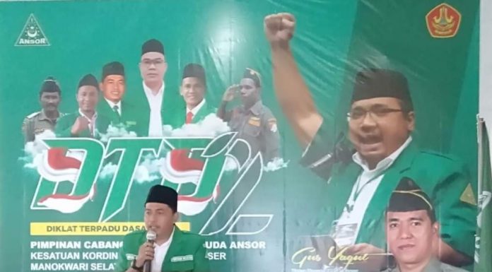 Cetak Kader yang Militan dan Tangguh, PC GP Ansor Manokwari Selatan Selenggarakan DTD