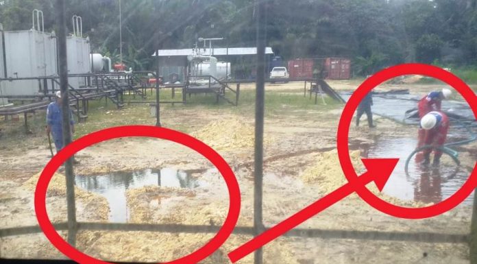 PT Petroenergy Tumpahkan Minyak Mentah di Daratan Weriagar