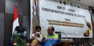 Buka Konferensi V PWI Sorong Raya, Walikota Sebut Peran Jurnalis Ujung Tombak Pembangunan
