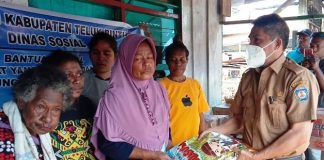 Dinas Sosial Bintuni Tanggap Darurat Bencana Kebakaran Tahiti