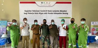 Ribuan Pekerja Hulu Migas Sorong Mendapatkan Suntikan Vaksinasi Booster