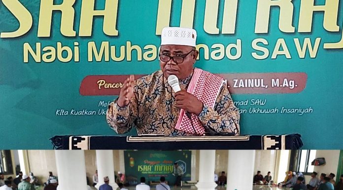 Peringati Isra Mi’raj, PCNU Kabupaten Sorong Undang Staf Ahli Panglima Koarmada III