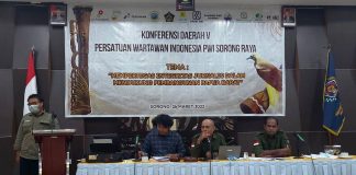 Melalui Perdebatan Sengit, Wahyudi Ditetapkan Sebagai Ketua PWI Sorong Raya