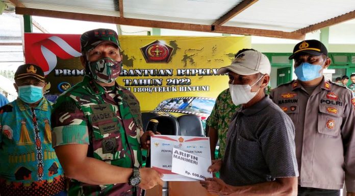 Selama 20 Hari, Kodim 1806 Bintuni Optimis Tuntaskan Penyaluran 800 BTPKLWN