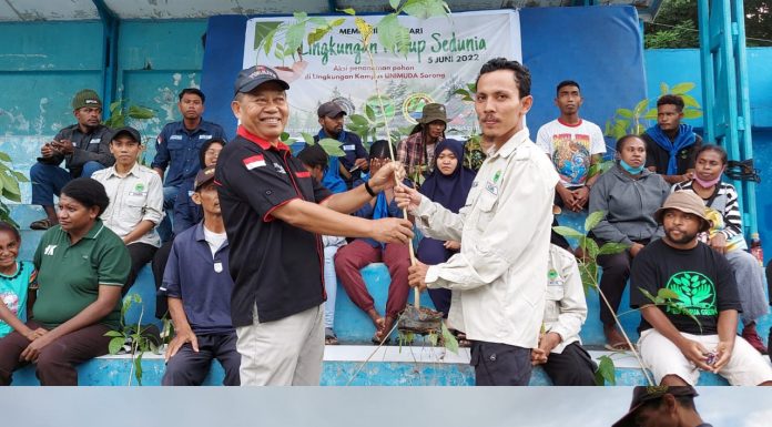 Peringati Hari LH Sedunia, Kompipa Gandeng Gempa Unimuda Tanam Pohon Sakura