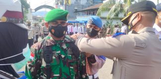 Prajurit Korem 182/JO Terlibat Operasi Patuh Mansinam 2022