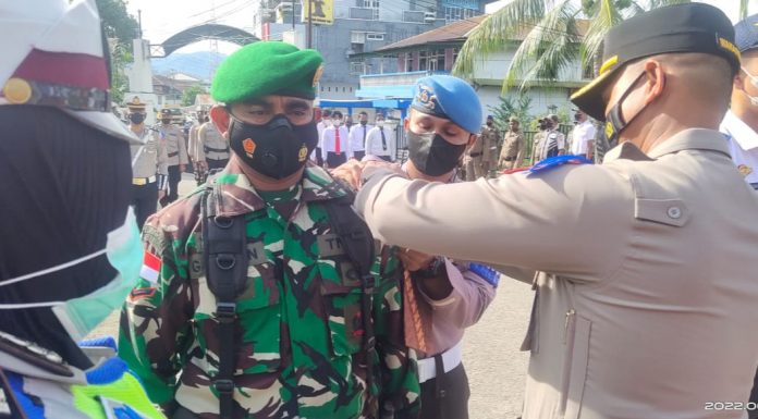 Prajurit Korem 182/JO Terlibat Operasi Patuh Mansinam 2022