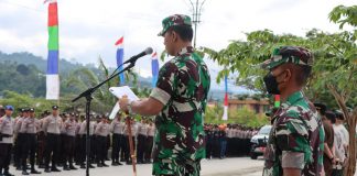 Antisipasi Cuaca Ekstrim, Danrem 182/JO Gelar Pasukan Siaga Bencana