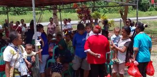 LAPEPA Bintuni Membagikan 158 Paket Bahan Makanan Padat Gizi