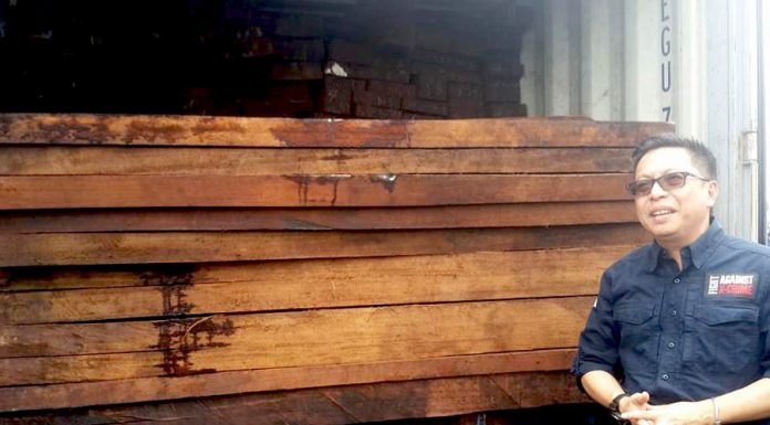 Oknum Perwira Polisi di Sorong Diduga Mencuri Tiga Kontener Kayu Barang Bukti Milik Gakkum KLHK