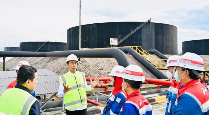 Tinjau Blok Rokan, Presiden Joko Widodo Ingin Produksi PHR Naik Berlipat