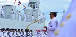 KRI Teluk Wondama 527 di Sorong untuk Operasi Amfibi