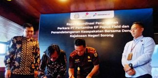 Tantangan Hulu Migas Semakin Kompleks, Pertamina EP Papua Field Gandeng Kejaksaan Negeri Sorong