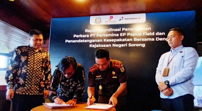 Tantangan Hulu Migas Semakin Kompleks, Pertamina EP Papua Field Gandeng Kejaksaan Negeri Sorong