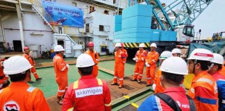 Jaga Integritas Fasilitas, PHE ONWJ Gelar Pipa Penyaluran Bawah Laut