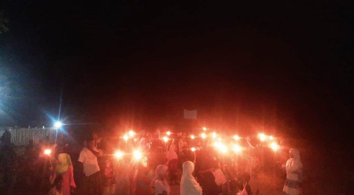 Karang Taruna Distrik Yakora Sukses Gelar Pawai Obor Idul Fitri di Pedalaman Papua