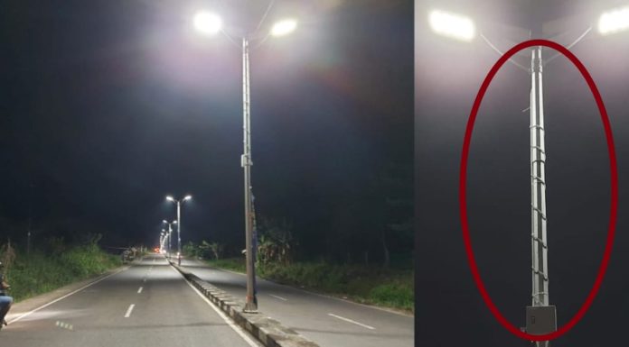 Habiskan Anggaran Ratusan Juta, Puluhan Lampu Hias Jalan Poros Bintuni Tak Menyala