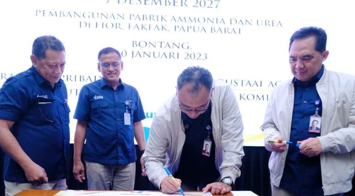 Ditetapkan Sebagai PSN, Pupuk Kaltim Mulai Bangun Kawasan Industri Pupuk di Fakfak Papua Barat