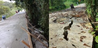 Masuk Masa Perawatan, Kerusakan Jalan Cor SP 4 Bintuni Diperbaiki Kontraktor