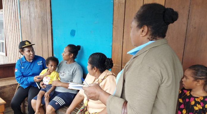 Inventarisasi Penyebab Stunting, Dinas Kesehatan Bintuni Kunjungi Anak Asuh di Tahiti