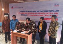 Manfaatkan Alokasi Gas dari LNG Tangguh, PT PGNE Gandeng Humpuss Intermoda Transportasi
