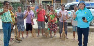Tangani Stunting di Lingkungan, Warga Tahiti Hidupkan Kembali Program Jumat Bersih