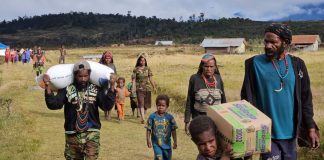 264,7 Ton Beras dan 1.500 Sembako dari Kapolri untuk Warga Terdampak Kekeringan di Papua Tengah