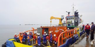 Dukung Keselamatan Operasi Migas, Pertamina EP Bunyu Field Gelar Latihan Tanggap Darurat Bersama