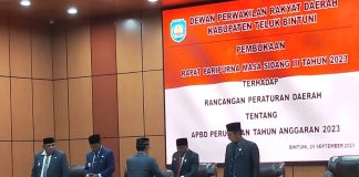 Perusda Bintuni Maju Mandiri Luput dari Pandangan Fraksi DPRD Teluk Bintuni