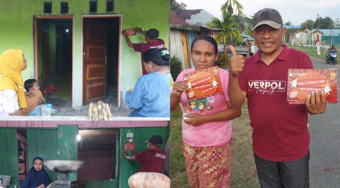 Sosialisasikan Pemilu 2024, KPU Papua Barat dan Teluk Bintuni Menyasar Kios dan Lapak Sayur