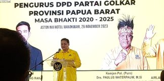 Dipilih Sebagai Kader Terbaik dari Papua Barat, Ketua Umum Golkar Dukung Alfons Manibui Maju DPR RI