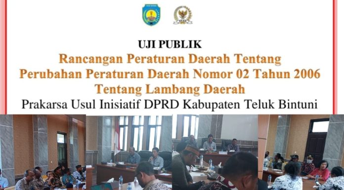 DPRD Teluk Bintuni Lakukan Uji Publik Ranperda tentang Perubahan Perda 02/2006