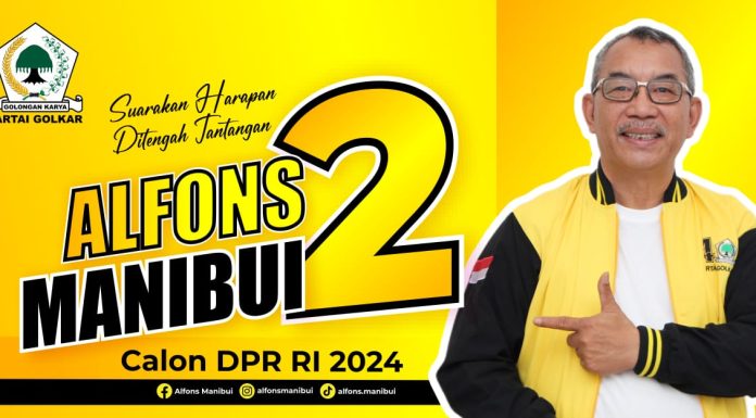 Alfons Manibui; Pemilu ini Momentum Hadirkan Orang Baik dan Benar, Jangan Salah Memilih