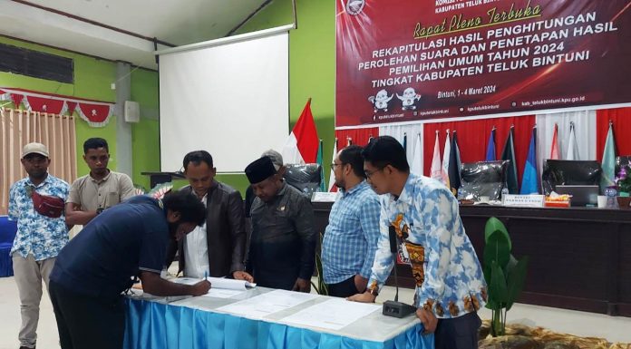 Enam Caleg Incumbent Tidak Lolos ke Kilo 6, 10 Wajah Baru Duduk di Kursi DPRD Teluk Bintuni