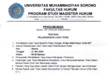 Tidak Penuhi Panggilan Jaksa, Ganem Seknun Alasan Ikuti Ujian Magister Hukum di Sorong