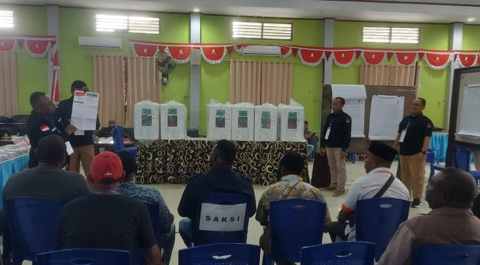 Hasil Hitung Ulang Surat Suara di Distrik Weriagar, Suara PKS dan Nasdem Berkurang, Golkar-PPP Naik