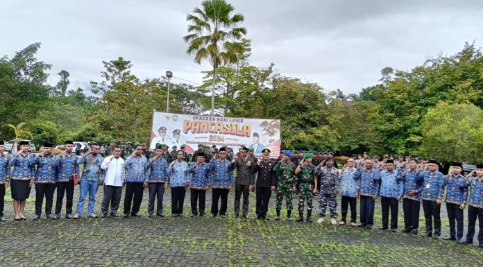 Upacara Hari Kesaktian Pancasila Dilaksanakan di Hari Kerja, Bupati, Wakil Bupati dan Puluhan Kepala OPD di Bintuni Tidak Hadir